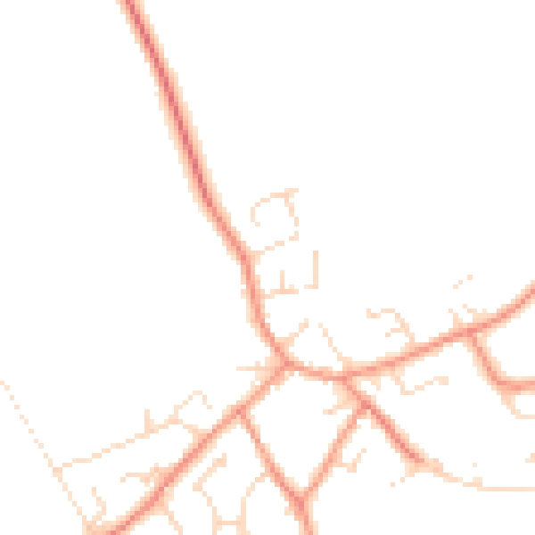 Daytime road noise heatmap for NG12 3JJ
