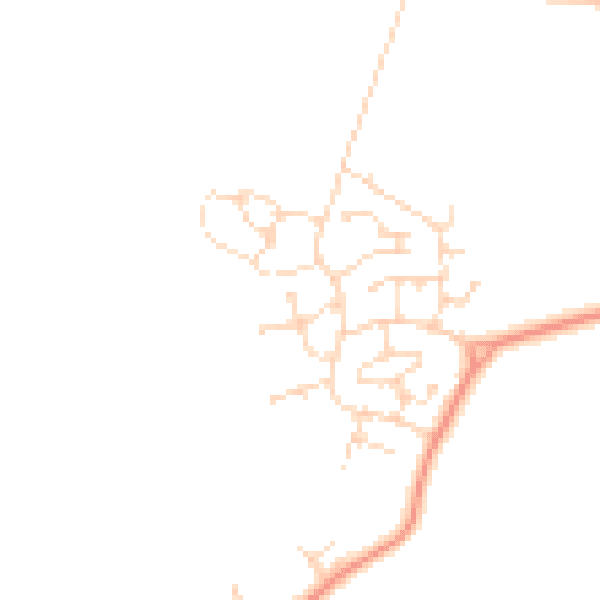 Daytime road noise heatmap for NG12 3UA