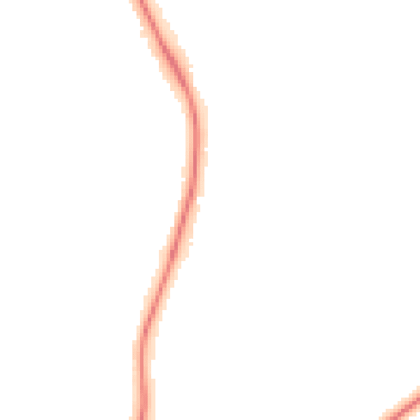 Night-time road noise heatmap for NG12 4HE