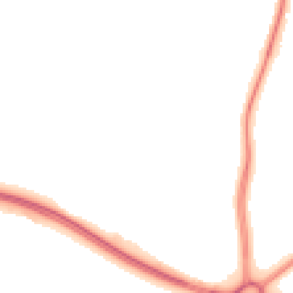 Night-time road noise heatmap for NG12 4JB