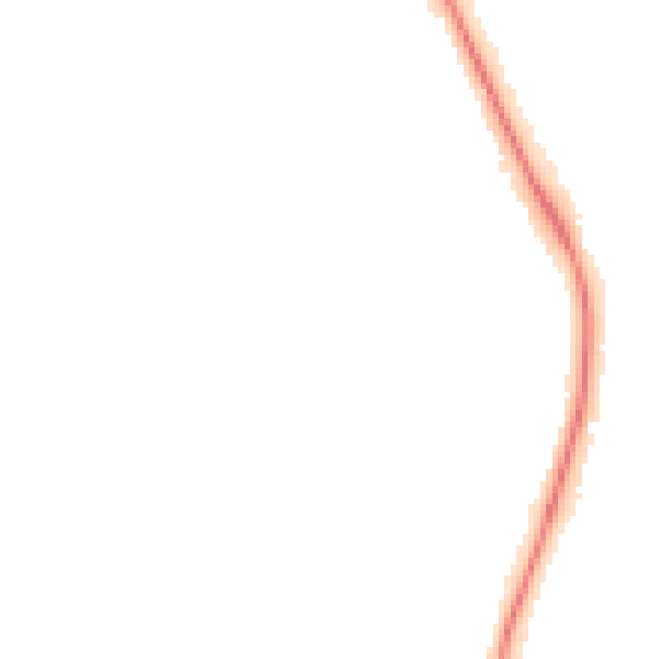 Night-time road noise heatmap for NG12 4JS