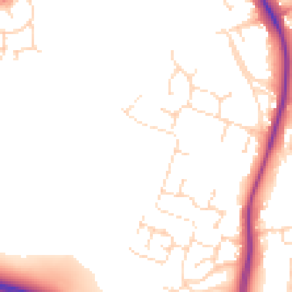 Daytime road noise heatmap for NG12 4LD