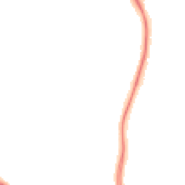Night-time road noise heatmap for NG12 4LG