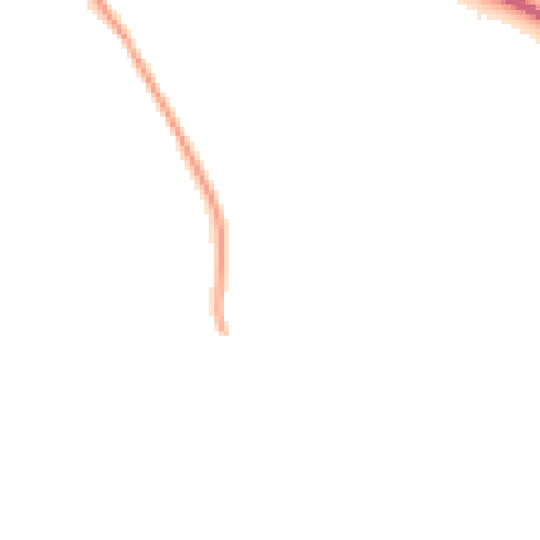 Night-time road noise heatmap for NG12 5GJ