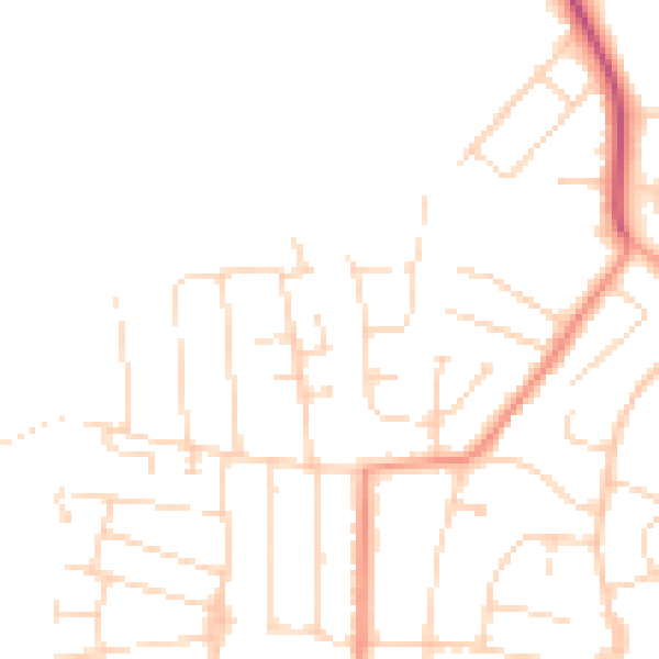 Daytime road noise heatmap for NG12 5JF