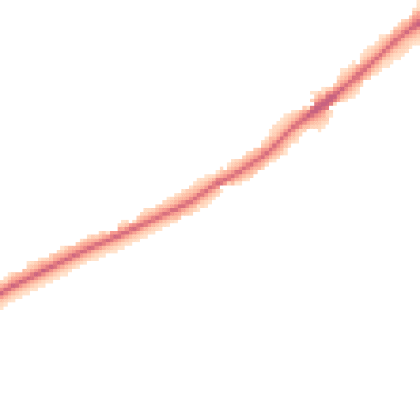 Night-time road noise heatmap for NG14 5AA