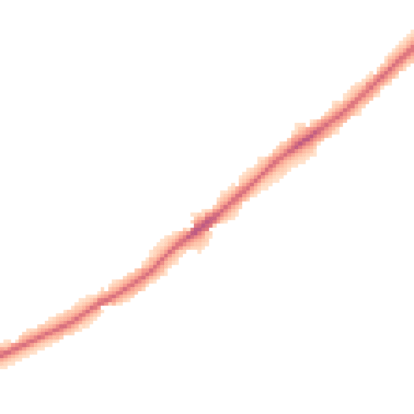 Night-time road noise heatmap for NG14 5AD