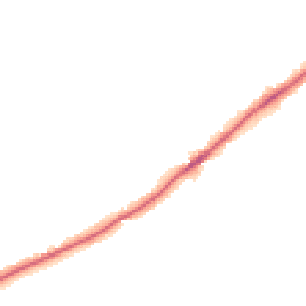 Night-time road noise heatmap for NG14 5AG