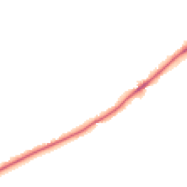 Night-time road noise heatmap for NG14 5AJ