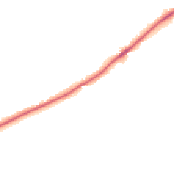 Night-time road noise heatmap for NG14 5AQ