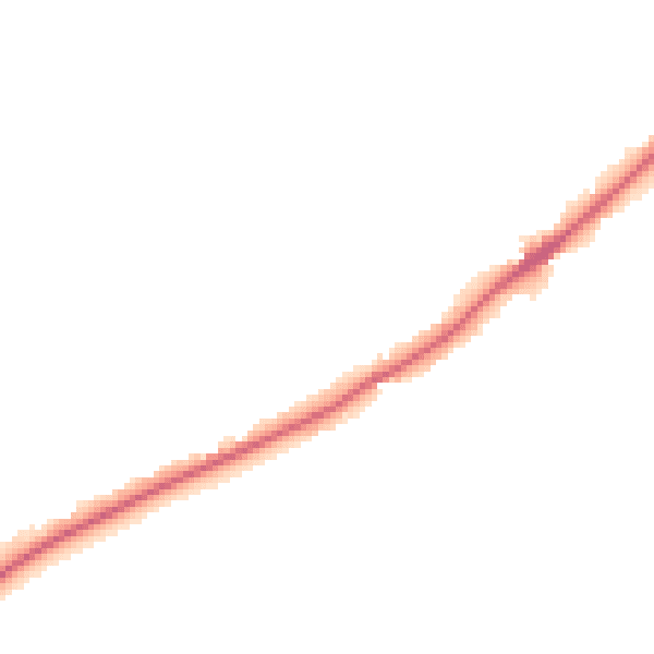 Night-time road noise heatmap for NG14 5AR