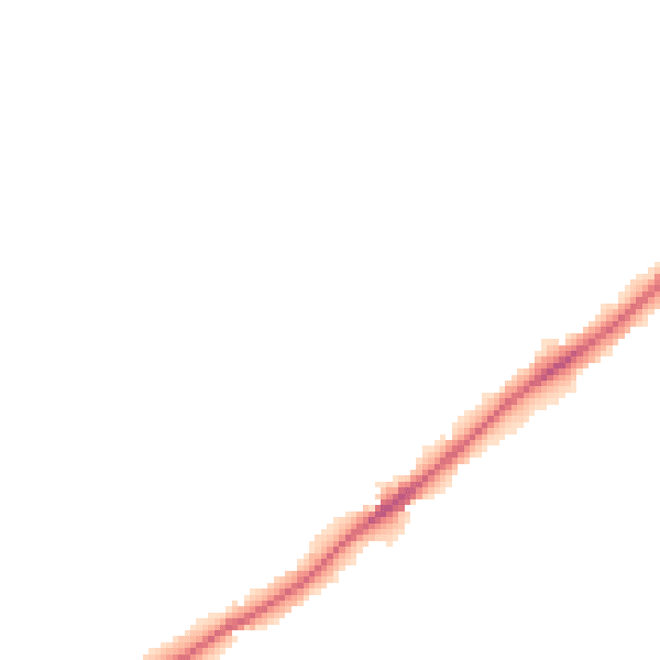 Night-time road noise heatmap for NG14 5BG