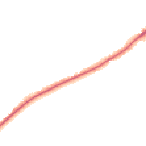 Night-time road noise heatmap for NG14 5DG