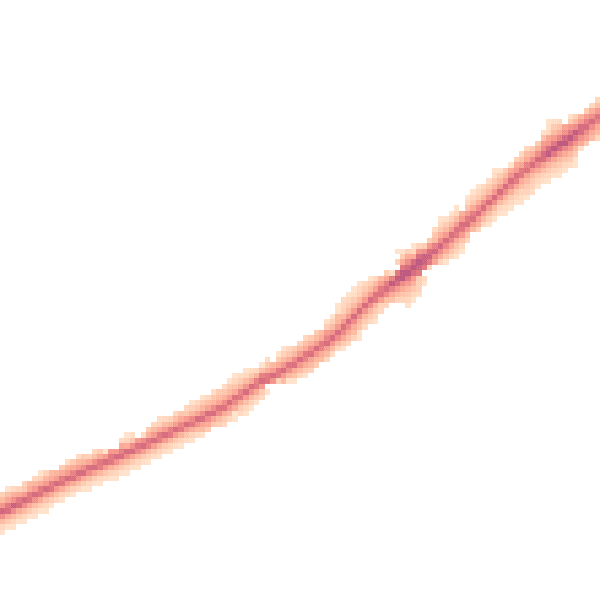 Night-time road noise heatmap for NG14 5DH