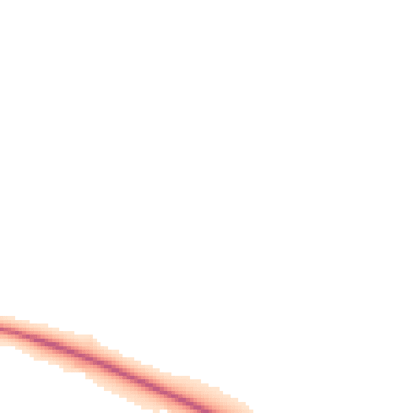 Night-time road noise heatmap for NG14 6BE