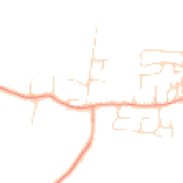 Daytime road noise heatmap for NG14 6DT