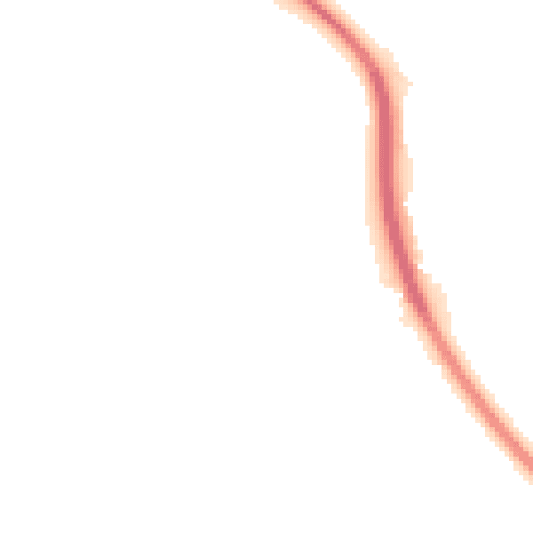Night-time road noise heatmap for NG14 7AY