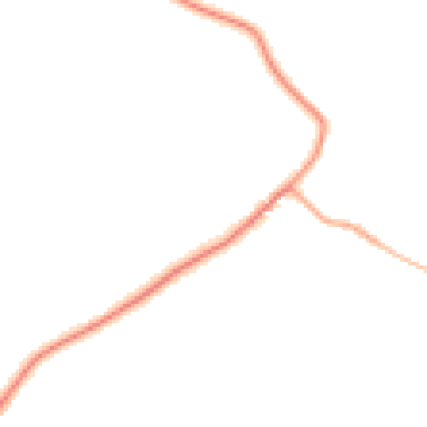 Daytime road noise heatmap for NG14 7FN
