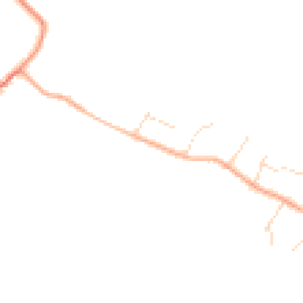 Daytime road noise heatmap for NG14 7GD