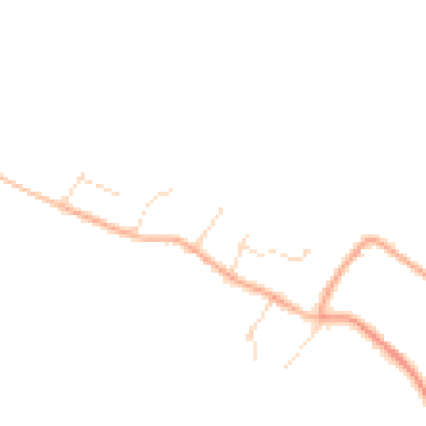 Daytime road noise heatmap for NG14 7GF