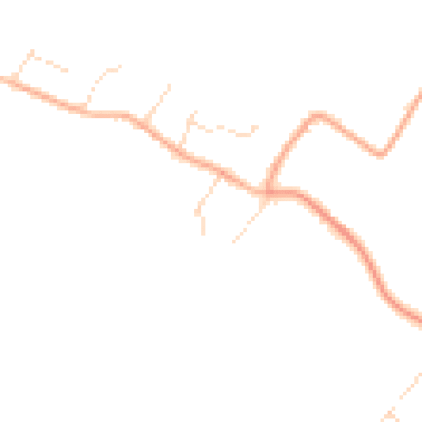 Daytime road noise heatmap for NG14 7GJ