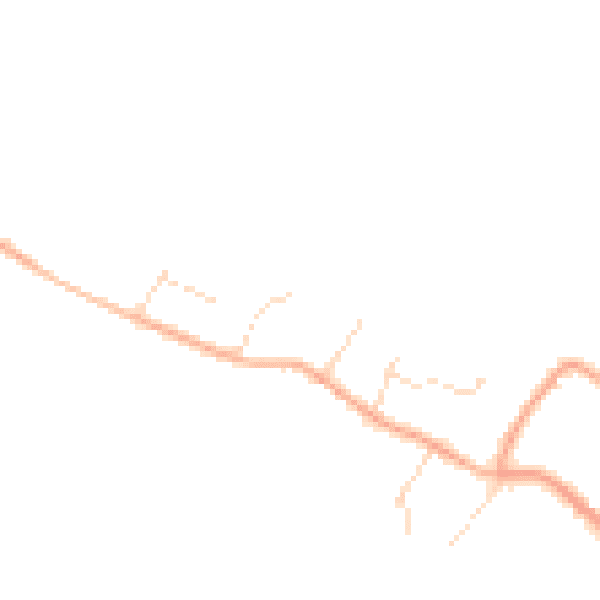Daytime road noise heatmap for NG14 7HZ