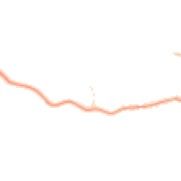 Daytime road noise heatmap for NG14 7JG