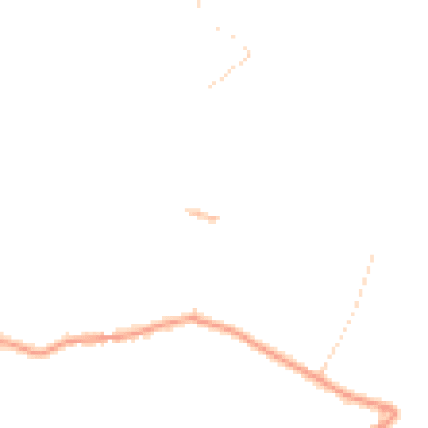 Daytime road noise heatmap for NG14 7JR
