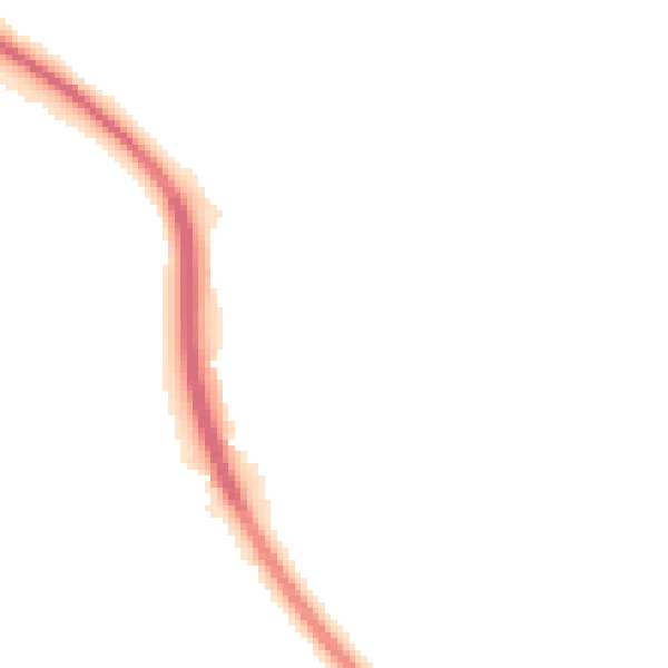 Night-time road noise heatmap for NG14 7WB