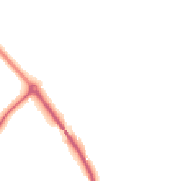 Night-time road noise heatmap for NG14 7WG