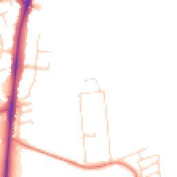 Daytime road noise heatmap for NG15 0AE