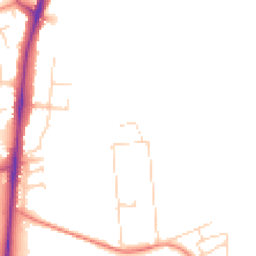 Daytime road noise heatmap for NG15 0AF