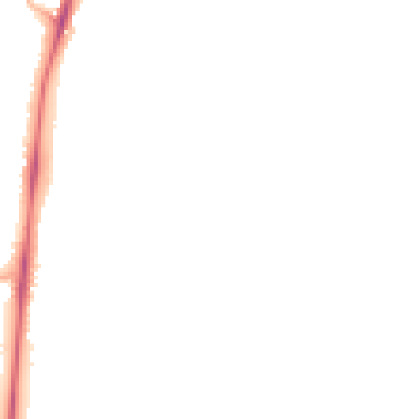 Night-time road noise heatmap for NG15 0AF