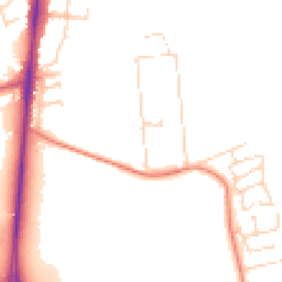 Daytime road noise heatmap for NG15 0AH