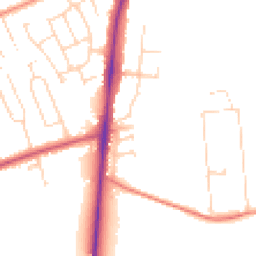 Daytime road noise heatmap for NG15 0AW