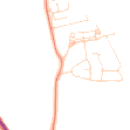 Daytime road noise heatmap for NG15 0BB