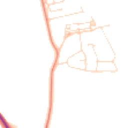 Daytime road noise heatmap for NG15 0BE