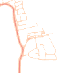 Daytime road noise heatmap for NG15 0BU