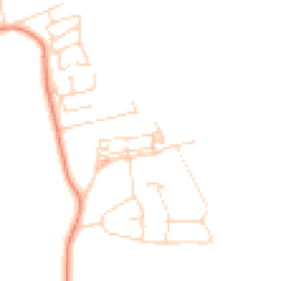 Daytime road noise heatmap for NG15 0DD