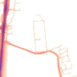 Daytime road noise heatmap for NG15 0DE