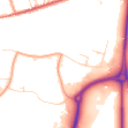 Daytime road noise heatmap for NG15 0DR