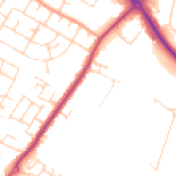 Daytime road noise heatmap for NG15 6EG