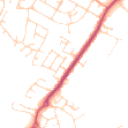 Daytime road noise heatmap for NG15 6FS