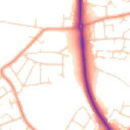 Daytime road noise heatmap for NG15 6PB