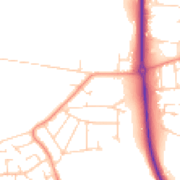 Daytime road noise heatmap for NG15 6PJ