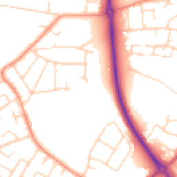 Daytime road noise heatmap for NG15 6QY