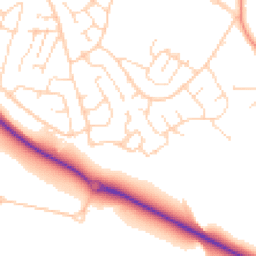 Daytime road noise heatmap for NG15 6UP