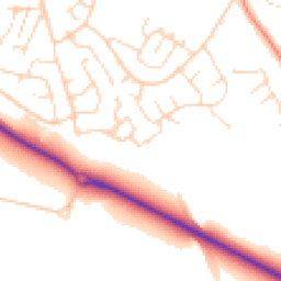 Daytime road noise heatmap for NG15 6UR