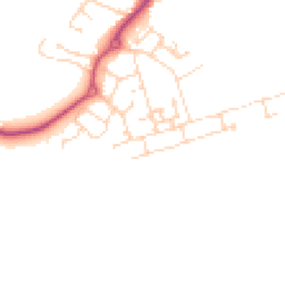 Daytime road noise heatmap for NG15 6WW