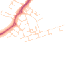Daytime road noise heatmap for NG15 6WZ